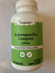 Vitacost Ashwagandha Complex, 578 mg, 120 tablets, Vegetarian