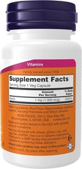 NOW Foods Biotin 1000mcg 100 Capsules Energy Production Supplement