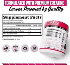Old School Labs Creatine Monohydrate for Women 240g 8.46oz Unflavored Powder New
