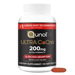 Ultra High Absorption Coenzyme Q10 Supplement Qunol CoQ10 200mg Softgels