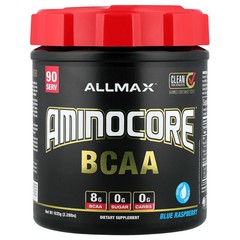 2 X ALLMAX, AMINOCORE� BCAA, Blue Raspberry, 2.28 lbs (1,035 g)
