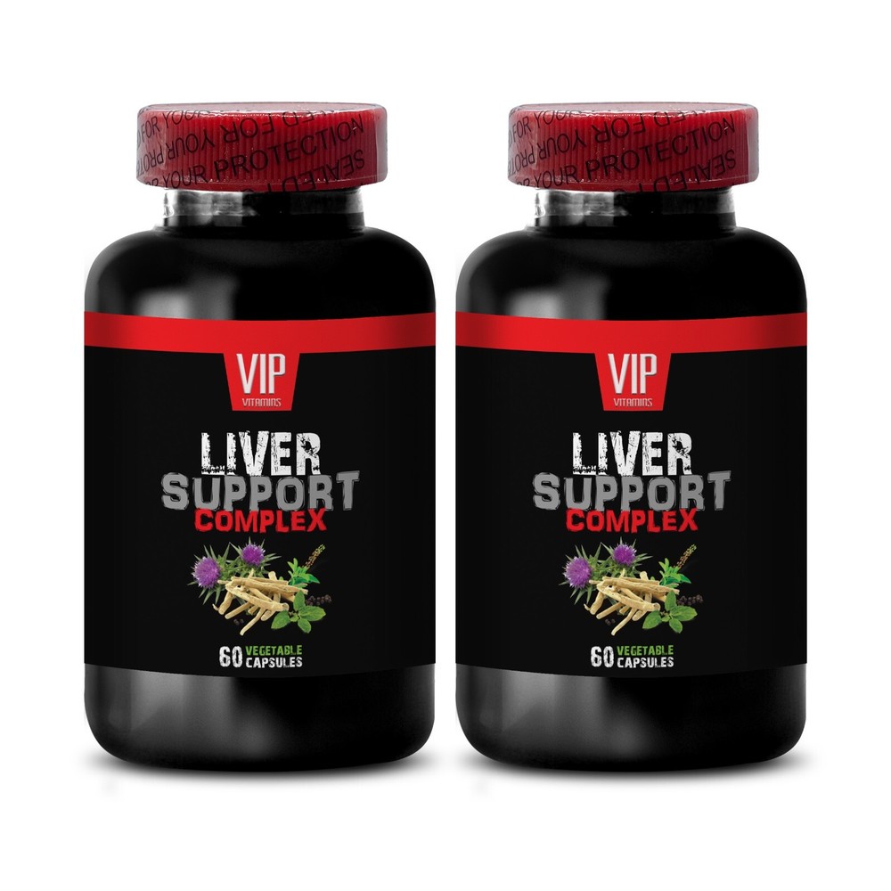 LIVER SUPPORT COMPLEX -immune support supplement – Bilberry – 2 Bottles 120
