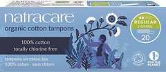 Natracare Non-Applicator 100% Organic Cotton Tampons Regular ( PACK OF 6)