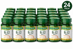 24 PACK Nature’s Bounty Vitamin B12 500mcg, 100 Quick Dissolve Tablets