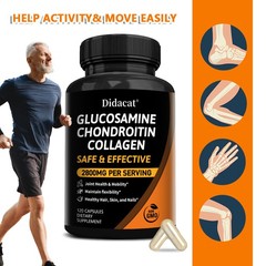 Glucosamine Chondroitin Collagen Supplements Joint Cartilage Digestion 120 Count
