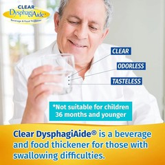 Clear DysphagiAide Thickener Powder 4.4 oz 90 Servings Nectar Honey IDDSI New