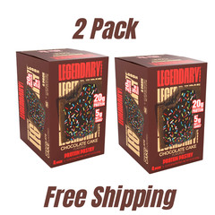 Legendary Foods Protein Pastry Chocolate Cake 4×2 Pack Protein Snack Gluten…