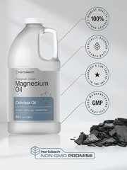 Magnesium Oil 64oz | Odorless Topical | Paraben Free, Vegan, Non GMO | Refill XL