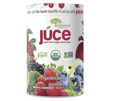 Terra Kai USDA Organic Juce Super Fruit & Veggie Powder, 12.2 Oz Exp 06/26
