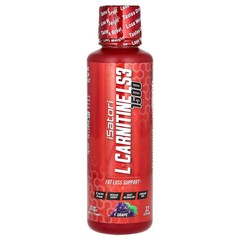 2 X Isatori, L-Carnitine LS3 1500, Grape, 1,500 mg, 16 fl oz (480 ml)