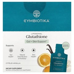 2 X Cymbiotika, Liposomal Glutathione, Citrus Vanilla, 26 Liquid Packets, 0.17