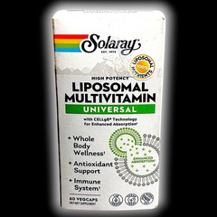 Solaray Liposomal Multivitamin Universal Wellness, Antioxidant, Immune Support