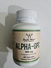 Alpha GPC 300mg Dietary Supplement 60 Veggie Capsules, Exp 01/2028