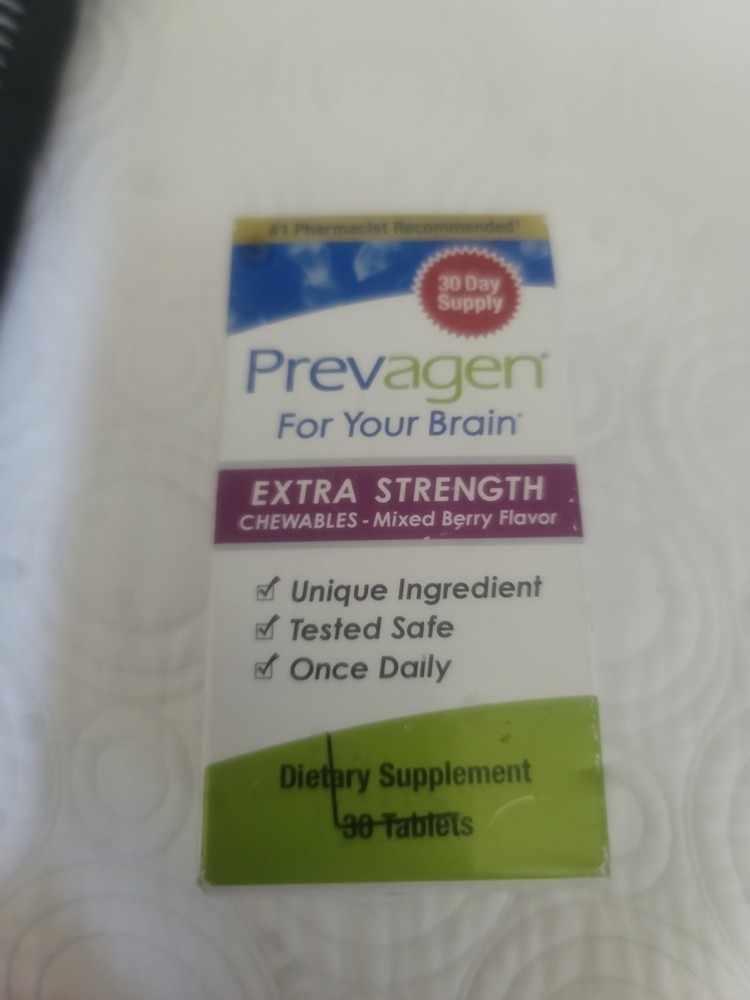 Prevagen Improves Memory Extra Strength Mixed Berry Chewable tablets – 30 Count