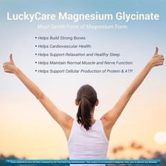 Magnesium Glycinate 500mg-60/120/240Capsule For Sleep Stress Relief Support Bone