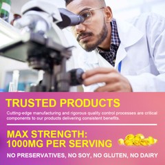 Eye Vision Health 2 x 120 Capsules, Lutein and Zeaxanthin, Eye Strain Support
