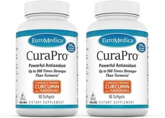 EuroMedica CuraPro 375mg Turmeric Curcumin Joint Liver Heart Brain Health
