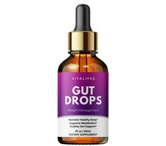 Gut Drops, Advanced Weight Fat Loss & Gut Health Support Drops (2 fl oz)