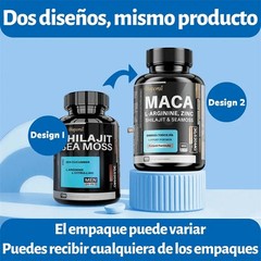 Maca L-arginine,Shilajit & Sea Moss 240pcs,Increase Muscle Mass,Improve Vitality