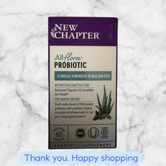 All-Flora New Chapter Probiotic 10 Billion CFU. 60 Vegan Caps. Exp08/2027 NEW