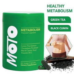 2 PACKS– O Positiv Moto Women’s Metabolism Support Energy&Curb Craving Vegan 60