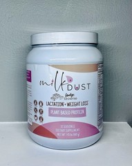 MILK DUST Protein Powder 1.45 lbs Lactation Powder for Nursing Moms Fudge Browni