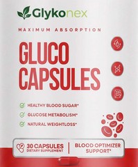 GlykoNex Gluco Capsules Blood Health Support Dietary Supplement 30 Capsules