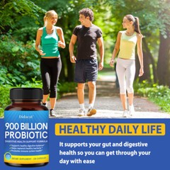 900 Billion Probiotic Protect Intestinal Health Lactobacillus Acidophilus US