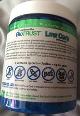 Bio Trust Low Carb 24g Clean Protein Vanilla Cream NET WT 5.3 OZ