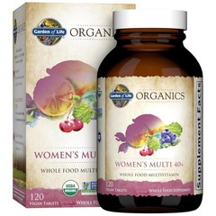 Garden of Life Mykind Organics Women’s Multi 40+ 120 Vegan Tabs