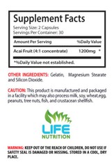 Acacia Powder – Acai Berry Extract 1200mg – Suppress Appetite Capsules (1)