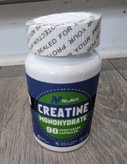 Noavii Creatine Monohydrate 90 Vegetarian Capsules 2,500 mg EXP: O7/26