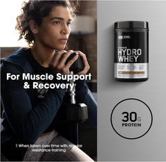 Optimum Nutrition Platinum Hydrowhey Protein Powder, Turbo Chocolate, 20 Serving