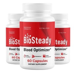 (3 Pack) BioSteady Advanced Blood Max Support Supplement Bio Steady 180 Capsules
