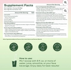 Bloom Nutrition Greens & Superfoods Strawberry Kiwi Exp 11/26 5.5oz 25 Servings