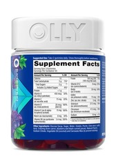 OLLY Men’s Multi Gummies, Supports Overall 130 Count (Pack of 1, Magenta