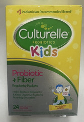 Culturelle Probiotics Kids + Fiber Regularity 24 Packets EXP 07/2026