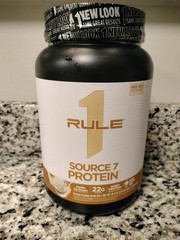 Rule 1 Source 7 Protein – Decadent Flavor, Velvety Smooth Texture, 22g Protein