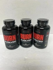 (3PACK)lot of 3 Sculptnation BURN EVOLVED 2.0 Fat Loss Supplement , 180 Capsules