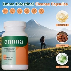 1-5X Emma Relief Supplement Keto for Gut Bloating 60 Capsules Exp 1/2028 latest