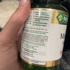 Nature’s Bounty Mini Fish Oil 1290 mg – 900 mg Omega- 90ct Softgels Exp 8/26+