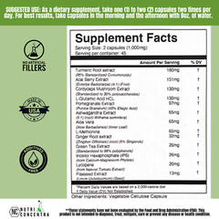 Cellular Support, Cellular Nutrients, Cellular Food, 750 mg, 90 Capsules.