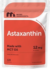 Gluten Free Astaxanthin 12mg Softgels, 4 Supply