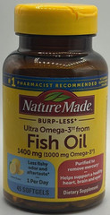 Nature Made Fish Oil 1400mg ~ 45 Softgels ~ LEMON SCENT ~ EXP 5/26 ~ SEALED