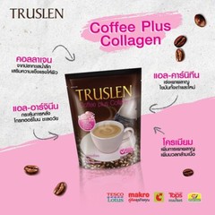 Truslen Coffee Plus Collagen , Instant Coffee Mixed 16g x 15 Sachets