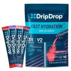 Hydration Packets Juicy Variety Pack Single Serve Electrolytes Powder Drink…