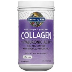 Wild Caught & Grass Fed Collagen, Hyaluronic Acid, Unflavored, 9.52 oz (270 g)