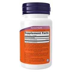 NOW FOODS CoQ10 100 mg 50 Softgels