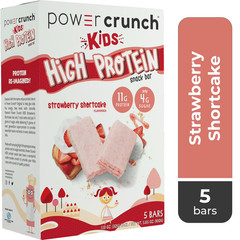 Power Crunch Kids High Protein snack Bars strawberry shortcake 1.13 oz…..