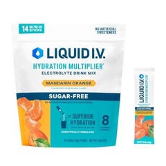 Sugar-Free Electrolyte Powder Drink Mix – Mandarin Orange Flavor | 14 Servings